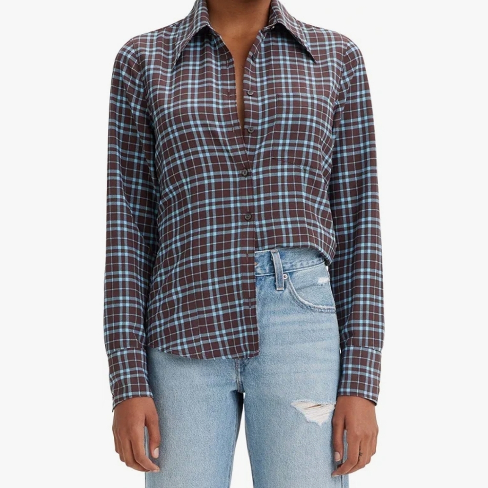 Levi's button up blouse